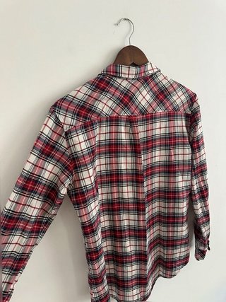 Camisa cuadros Mango Talla M Algodón Manga Larga