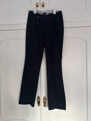 Pantalón recto negro