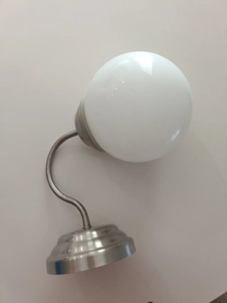 Lámpara de pared Ikea Lillholmen cristal y metal