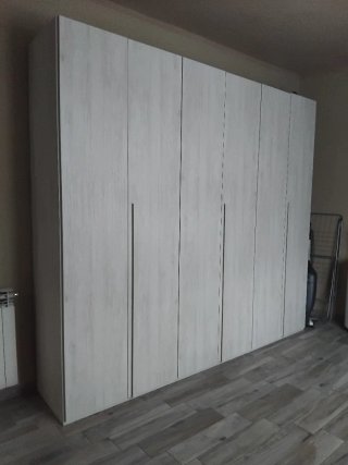 Armadio 6 ante beige legno