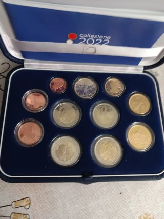 Colección 11 Monedas Euro Italia 2022