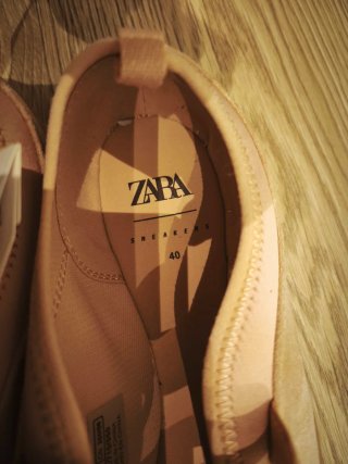 Bailarinas Tabi Zara Rosa/Dorado Talla 40