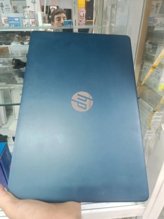 Portátil HP Gris y Azul