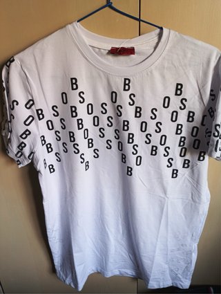 Camisa Hugo Boss Blanca Estampada Talla S/M/L
