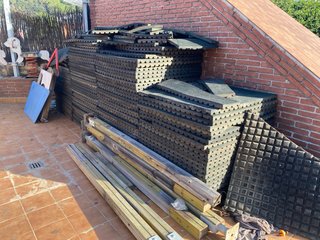 Suelo de caucho granulado 1mx1m