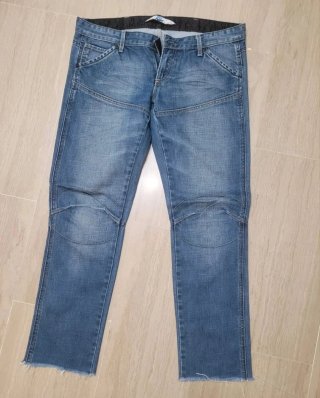 Jeans vintage biker multitasche
