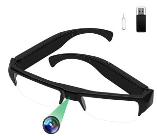 Occhiali con Videocamera Integrata 1080P Full HD