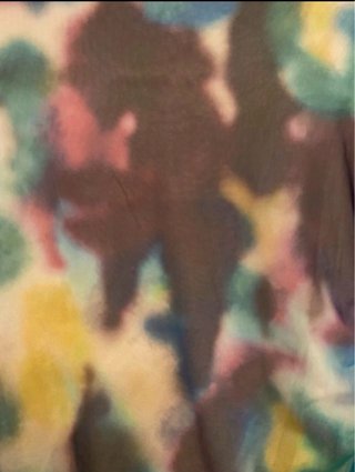 Vestido tul estampado multicolor