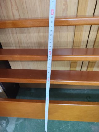 Cabezal cama madera  de cerezo para cama de 135cm