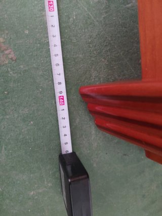 Cabezal cama madera  de cerezo para cama de 135cm
