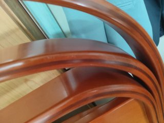 Cabezal cama madera  de cerezo para cama de 135cm