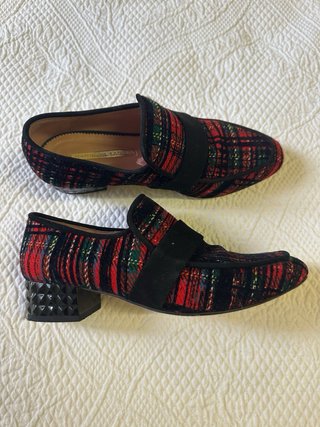 Zapatos de cuadros talla 36. Hannibal Laguna