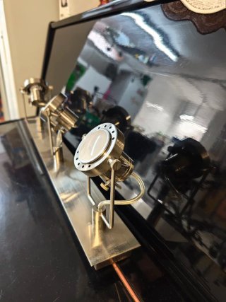 Lámpara de techo metal acero inox