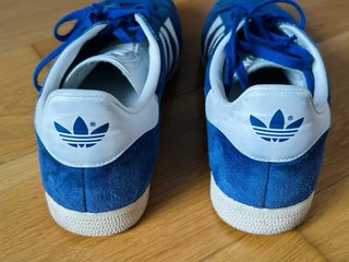 Zapatillas Adidas Gazelle Talla 42 Azul/Blanco