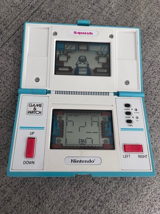 Nintendo Game&Watch Squish 1986 Azul