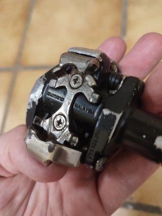 Lote Pedales Shimano PD-M505 + Cassette + Araña