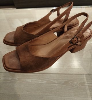 Sandalias Vialis Ante Marrones
