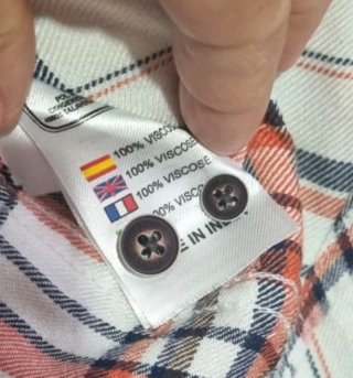 Camisa Sixvalves cuadros talla L