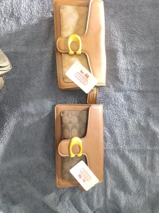 Bolso Coach Marrón con Logo Dorado !!! originales