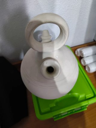 Botijo de cerámica artesanal