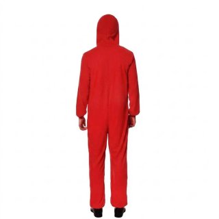 Disfraz Atracador Mono Rojo con Capucha