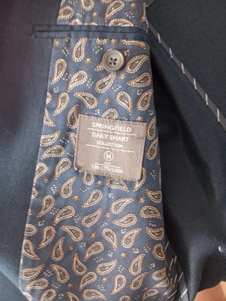 Americana Springfield Lino Algodón Talla M
