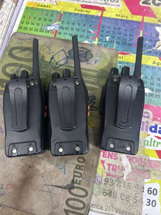 3 Walkie Talkies Baofeng