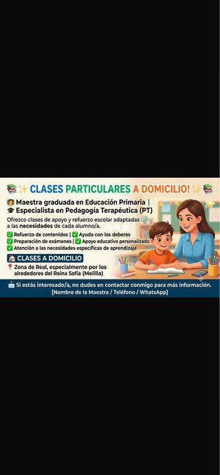 Clases particulares a domicilio