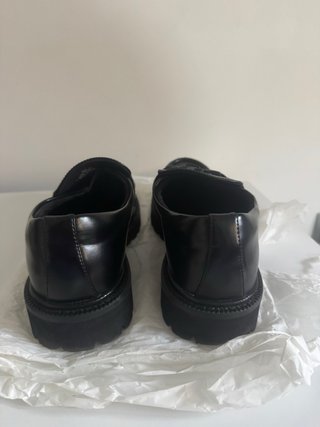 Zapatos mocasines negros mujer