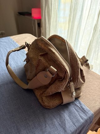 Borsa Borbonese Beige/Marrone