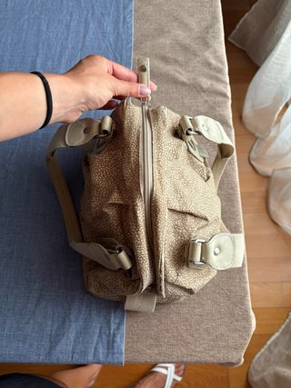 Borsa Borbonese Beige/Marrone