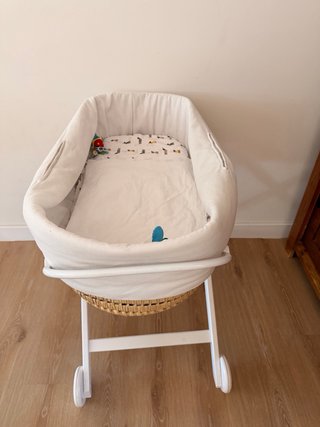 Moisés Zara Home con funda y colchón