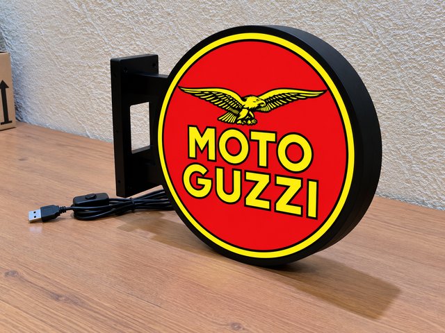Cartel Luminoso LED Moto Guzzi