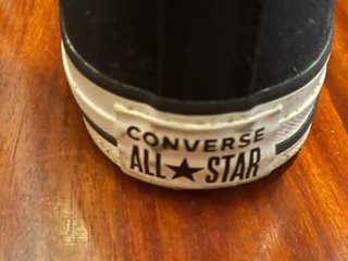 Zapatillas Converse All Star Talla 41.5 Negras