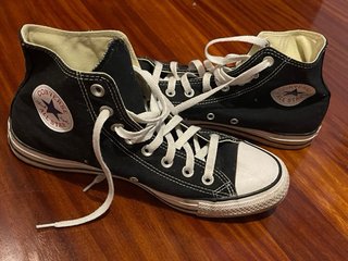 Zapatillas Converse All Star Talla 41.5 Negras