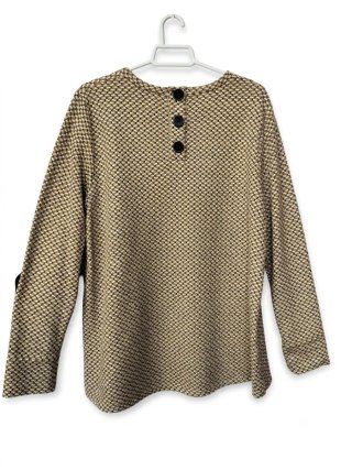 Blusa manga larga talla grande Sfera