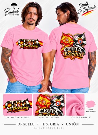 Camiseta ROSA Ceuta Se Defiende