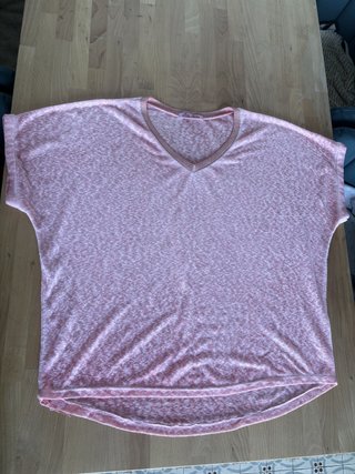 Camiseta algodón lino Italia cuello V