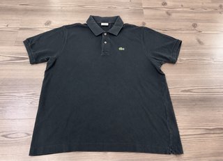 Polo Lacoste Negro Talla XXL