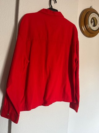 Camisa ZARA Algodón Roja Talla M