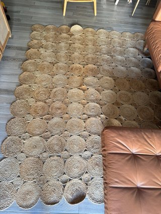 Alfombra 100% Yute trenzada a mano