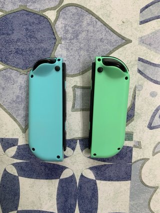 Coppia di Joycons Nintendo Switch Verde Azzurro
