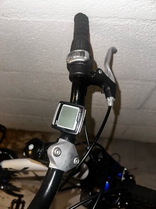 Bicicleta Montaña Blanca y Azul