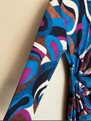 Vestido midi Vedtifo estampado
