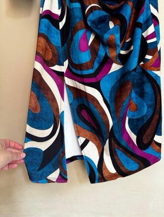 Vestido midi Vedtifo estampado