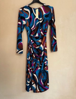 Vestido midi Vedtifo estampado