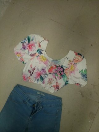 Pantalones vaqueros desgastados talla 34