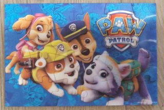 2 Puzzles Patrulla Canina 3D 23x15cm