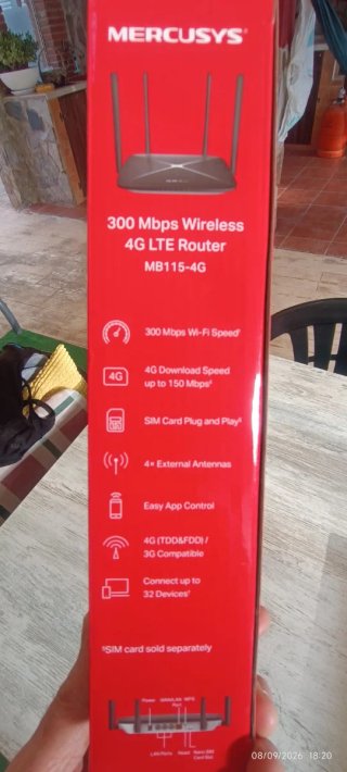 MERCUSYS 4G LTE Router MB115-4G