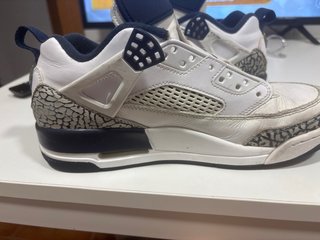 Jordan Spizike Low azules  y Blancas